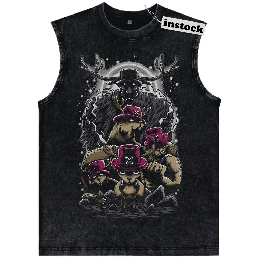 Chopper Tank Top, One Piece Tank Top, Anime Tank Top, Vintage Tank Top