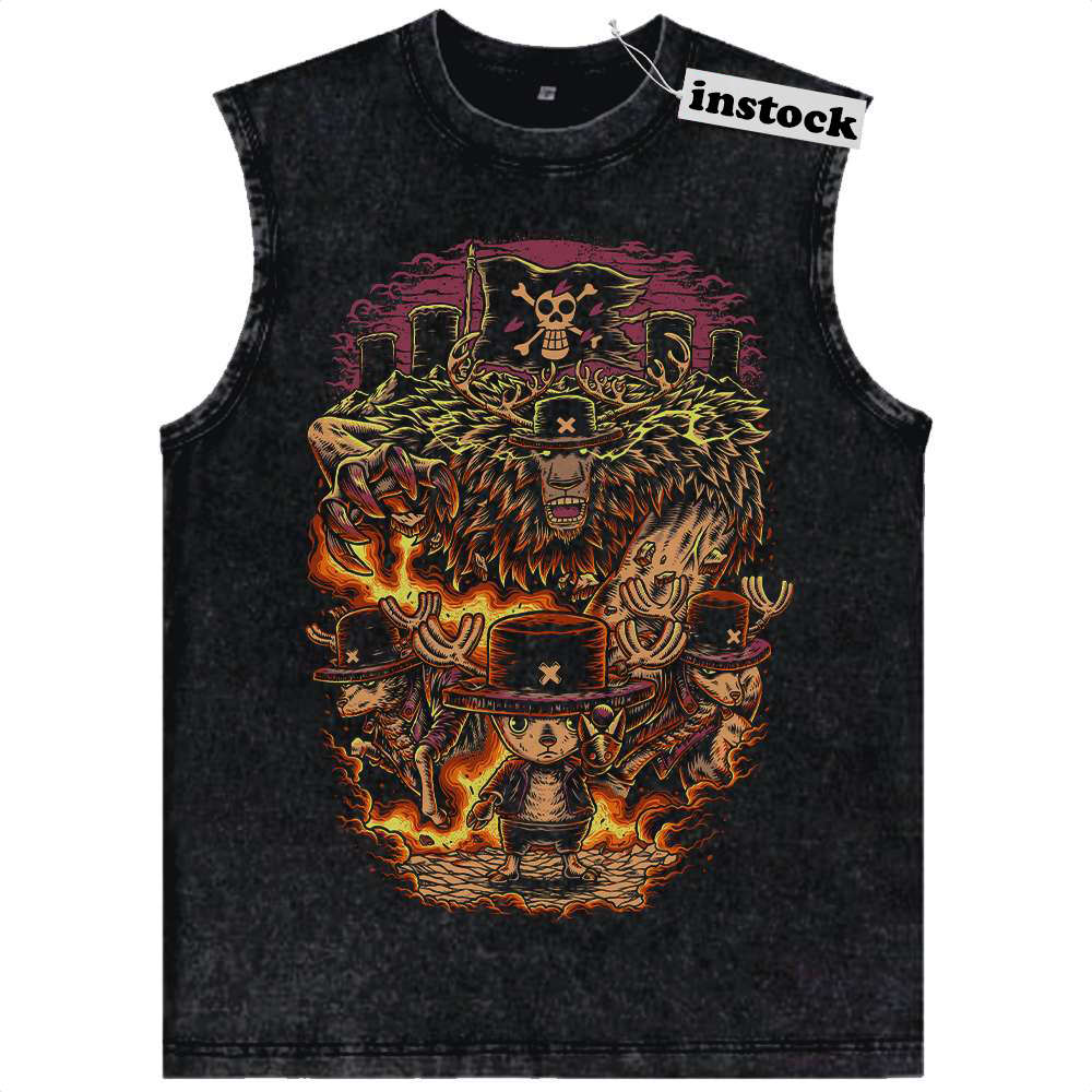 Chopper Tank Top, One Piece Tank Top, Anime Tank Top, Vintage Tank Top