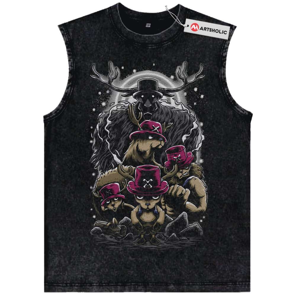 Chopper Tank Top, One Piece Tank Top, Anime Tank Top, Vintage Tank Top