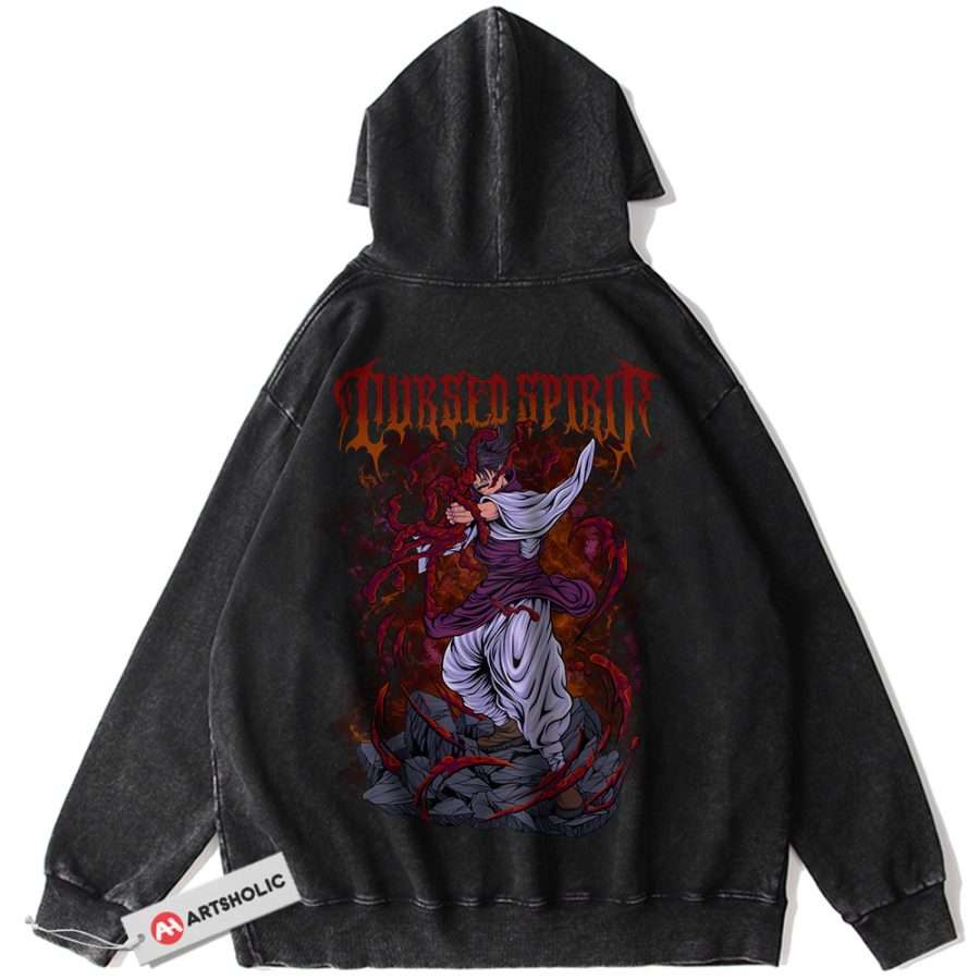 Alternative view of Choso Hoodie, Jujutsu Kaisen Hoodie, Anime Hoodie, Vintage Hoodie