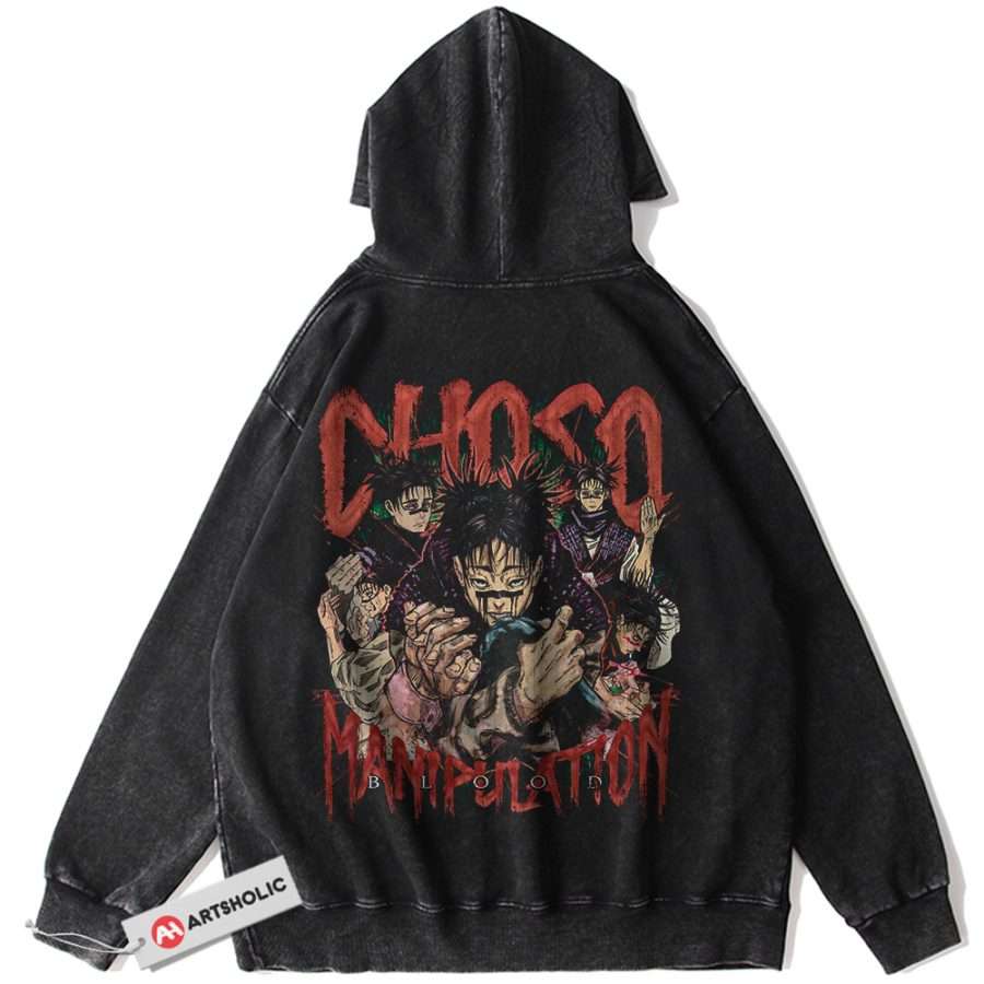 Alternative view of Choso Hoodie, Jujutsu Kaisen Hoodie, Anime Hoodie, Vintage Hoodie