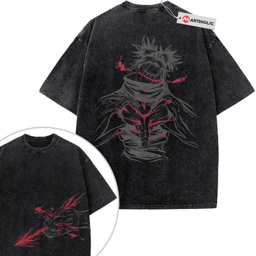 Alternative view of Choso Shirt, Jujutsu Kaisen Shirt, Anime Shirt, Vintage T-Shirt 2-Sided