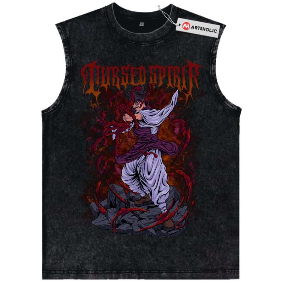 Alternative view of Choso Tank Top, Jujutsu Kaisen Tank Top, Anime Tank Top, Vintage Tank Top