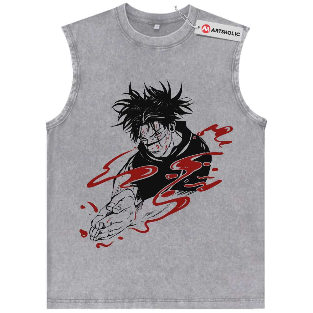 Alternative view of Choso Tank Top, Jujutsu Kaisen Tank Top, Anime Tank Top, Vintage Tank Top