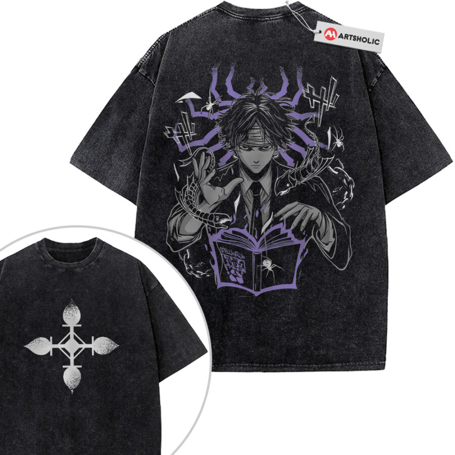 Alternative view of Chrollo Lucilfer Shirt, Hunter x Hunter Shirt, HxH Shirt, Anime Shirt, Vintage T-Shirt 2-Sided