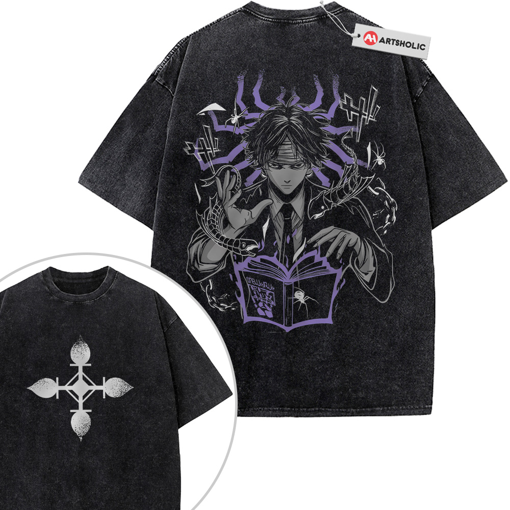 Chrollo Lucilfer Shirt, Hunter x Hunter Shirt, HxH Shirt, Anime Shirt, Vintage T-Shirt 2-Sided