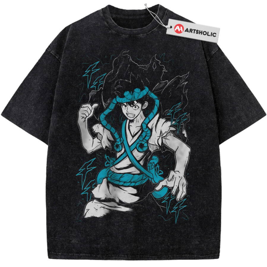 Alternative view of Chrome Shirt, Dr Stone Shirt, Anime Shirt, Vintage T-Shirt