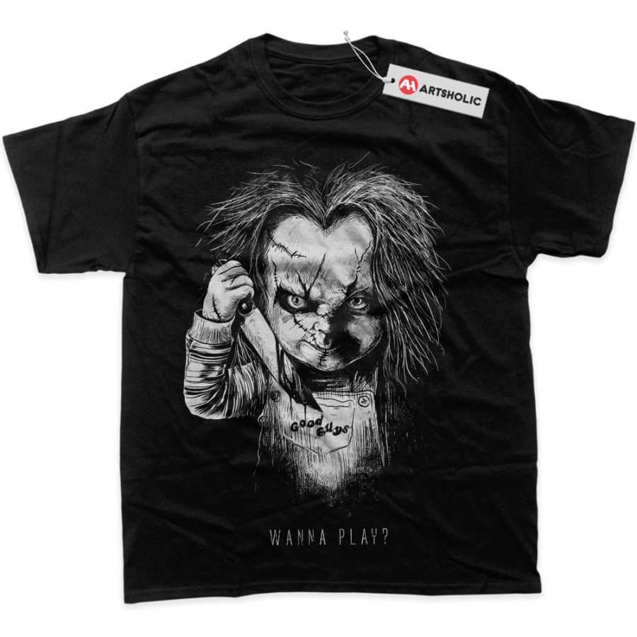 Alternative view of Chucky Shirt, Child's Play Shirt, Halloween Shirt, Horror Shirt, Graphic T-Shirt