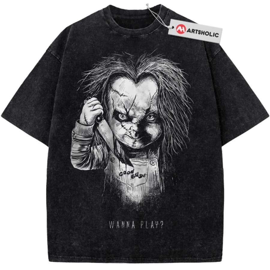 Alternative view of Chucky Shirt, Child's Play Shirt, Halloween Shirt, Horror Shirt, Vintage T-Shirt