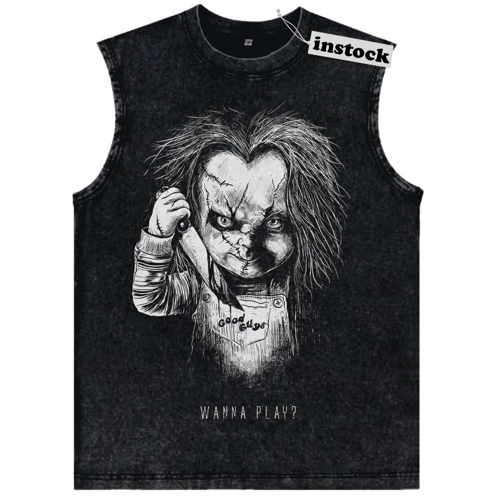 Chucky Tank Top, Child's Play Tank Top, Halloween Tank Top, Horror Tank Top, Vintage Tank Top