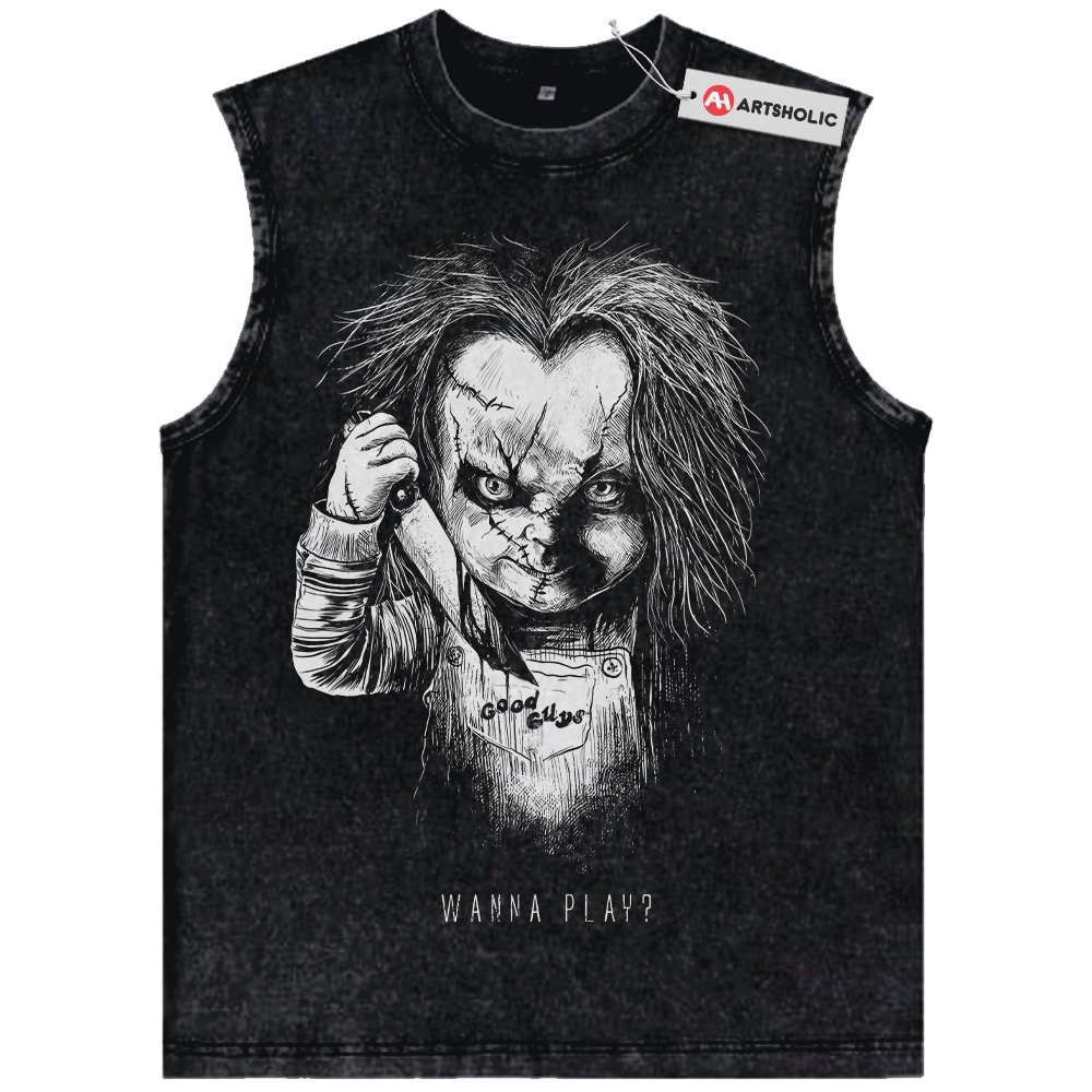Chucky Tank Top, Child's Play Tank Top, Halloween Tank Top, Horror Tank Top, Vintage Tank Top