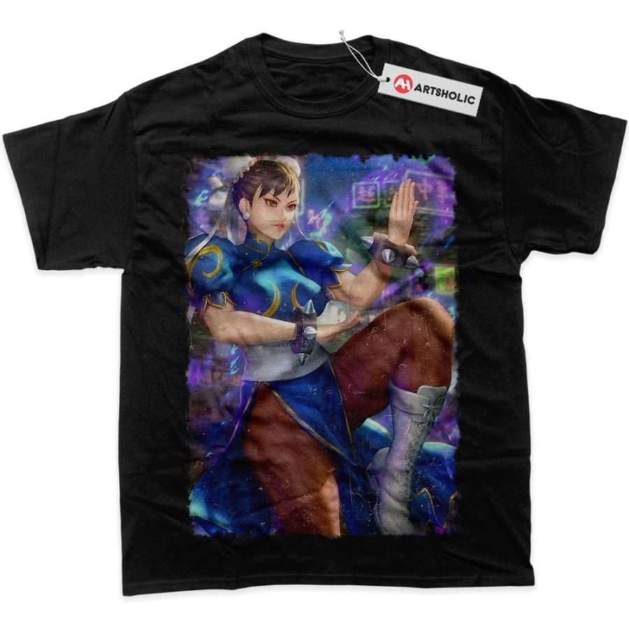 Alternative view of Chun-Li Shirt, Street Fighter Shirt, Game Shirt, Graphic Tee
