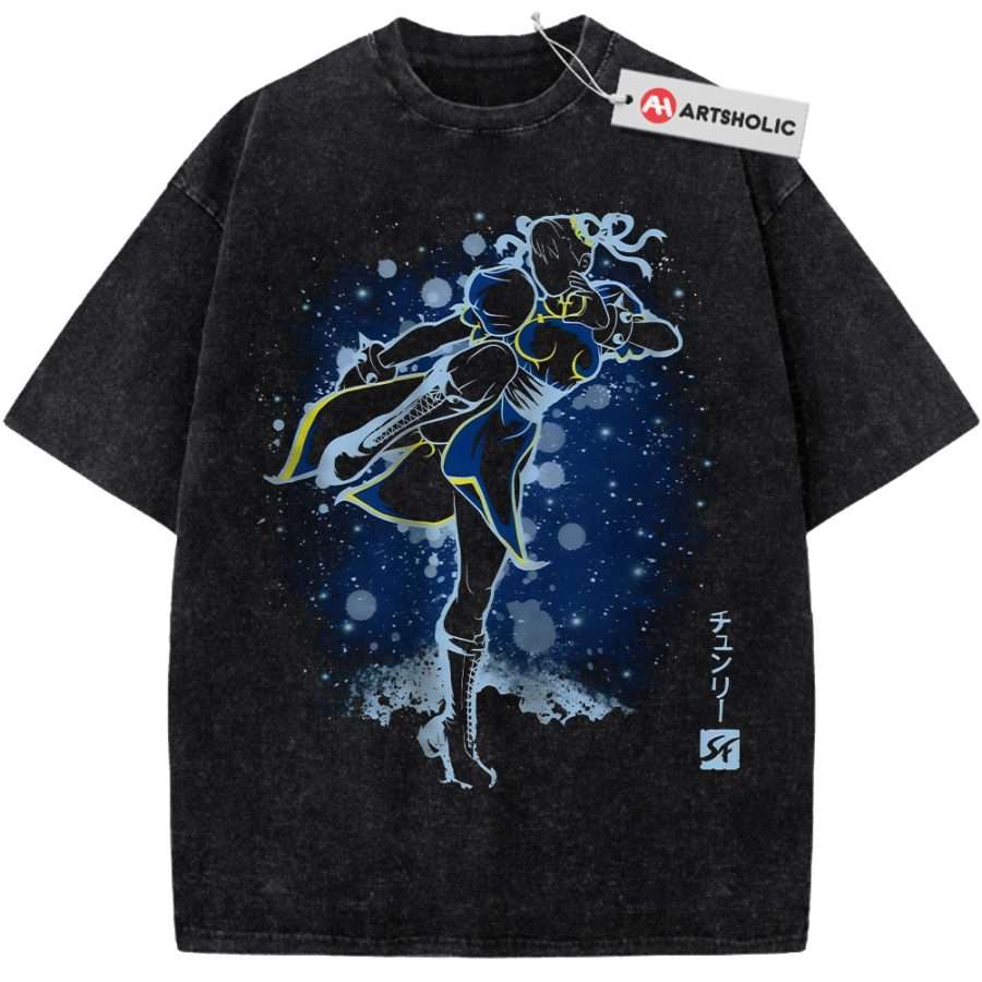 Alternative view of Chun Li Shirt, Street Fighter Shirt, Game Shirt, Vintage Tee
