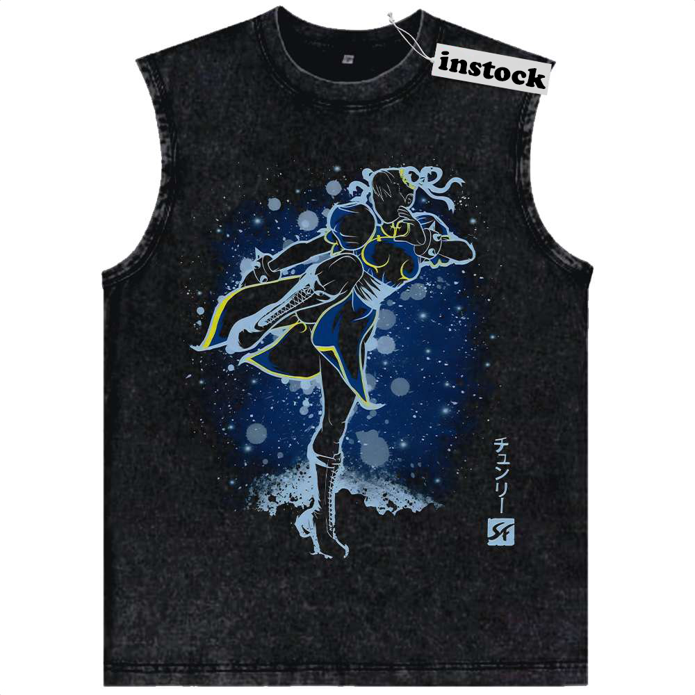 Chun Li Tank Top, Street Fighter Tank Top, Game Tank Top, Vintage Tank Top