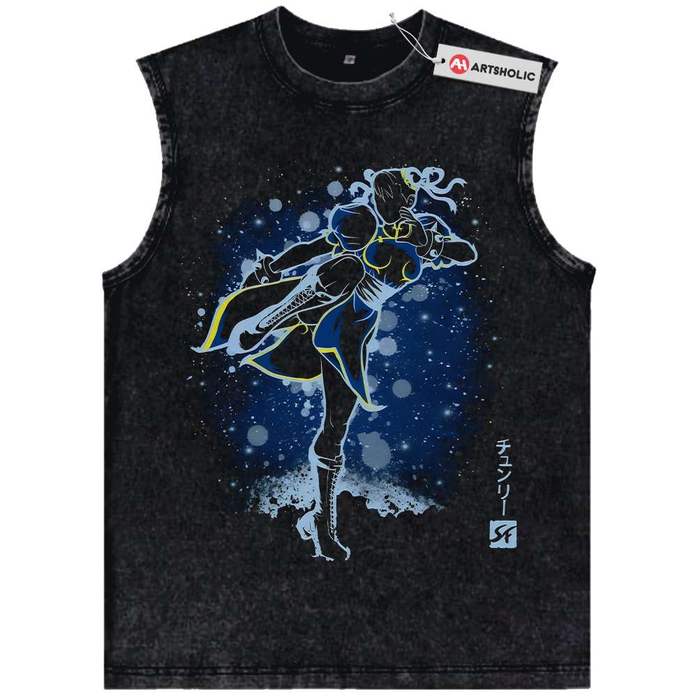 Chun Li Tank Top, Street Fighter Tank Top, Game Tank Top, Vintage Tank Top