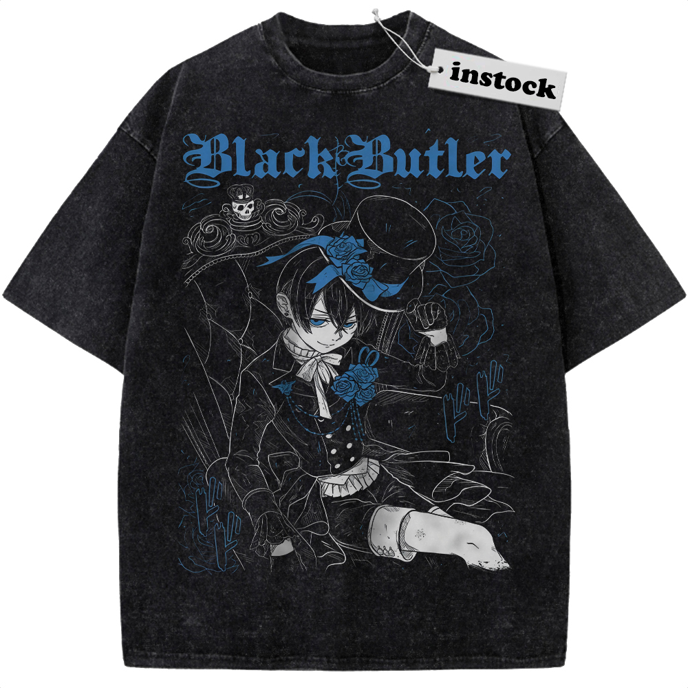 Ciel Phantomhive Shirt, Black Butler Shirt, Anime Shirt, Vintage T-Shirt