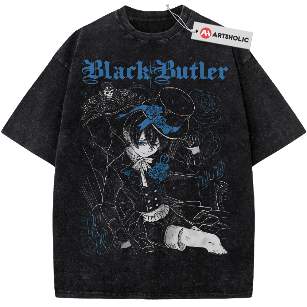 Ciel Phantomhive Shirt, Black Butler Shirt, Anime Shirt, Vintage T-Shirt