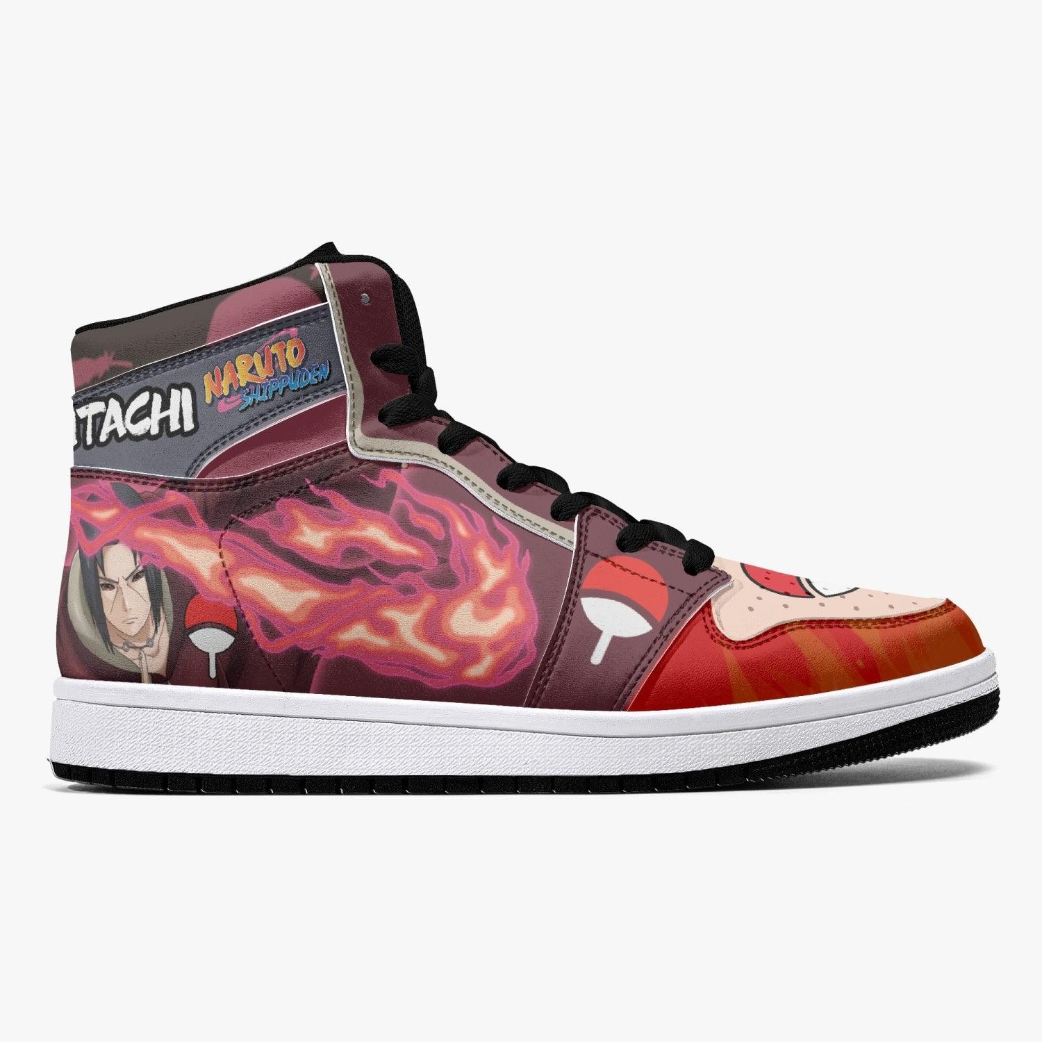 Clan Itachi Edo Tensei Ninja Shippuden Custom Sneaker Mid 1 Basketball Shoes - Otaku Hall