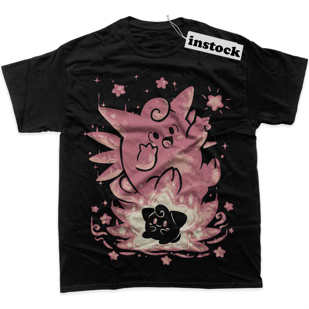 Clefable Shirt, Cleffa Shirt, Pokemon Shirt, Anime Shirt, Graphic Tee