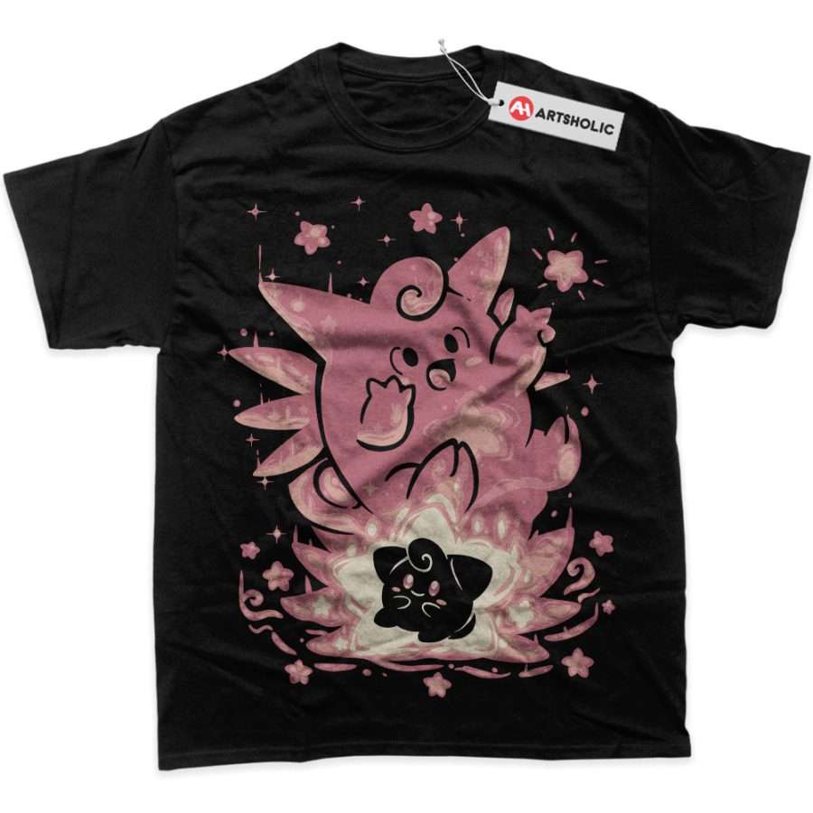 Alternative view of Clefable Shirt, Cleffa Shirt, Pokemon Shirt, Anime Shirt, Graphic Tee