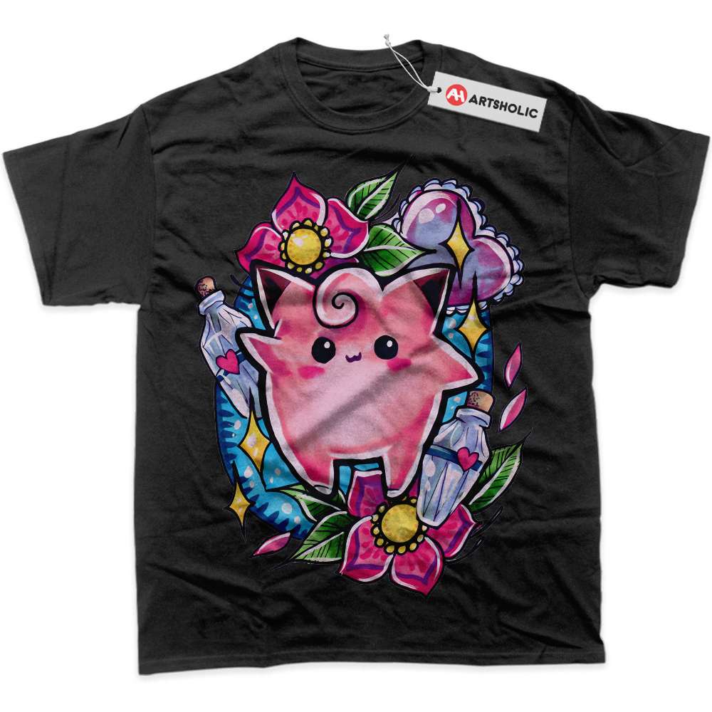 Alternative view of Clefairy Shirt, Pokemon Shirt, Anime Shirt, Graphic T-Shirt