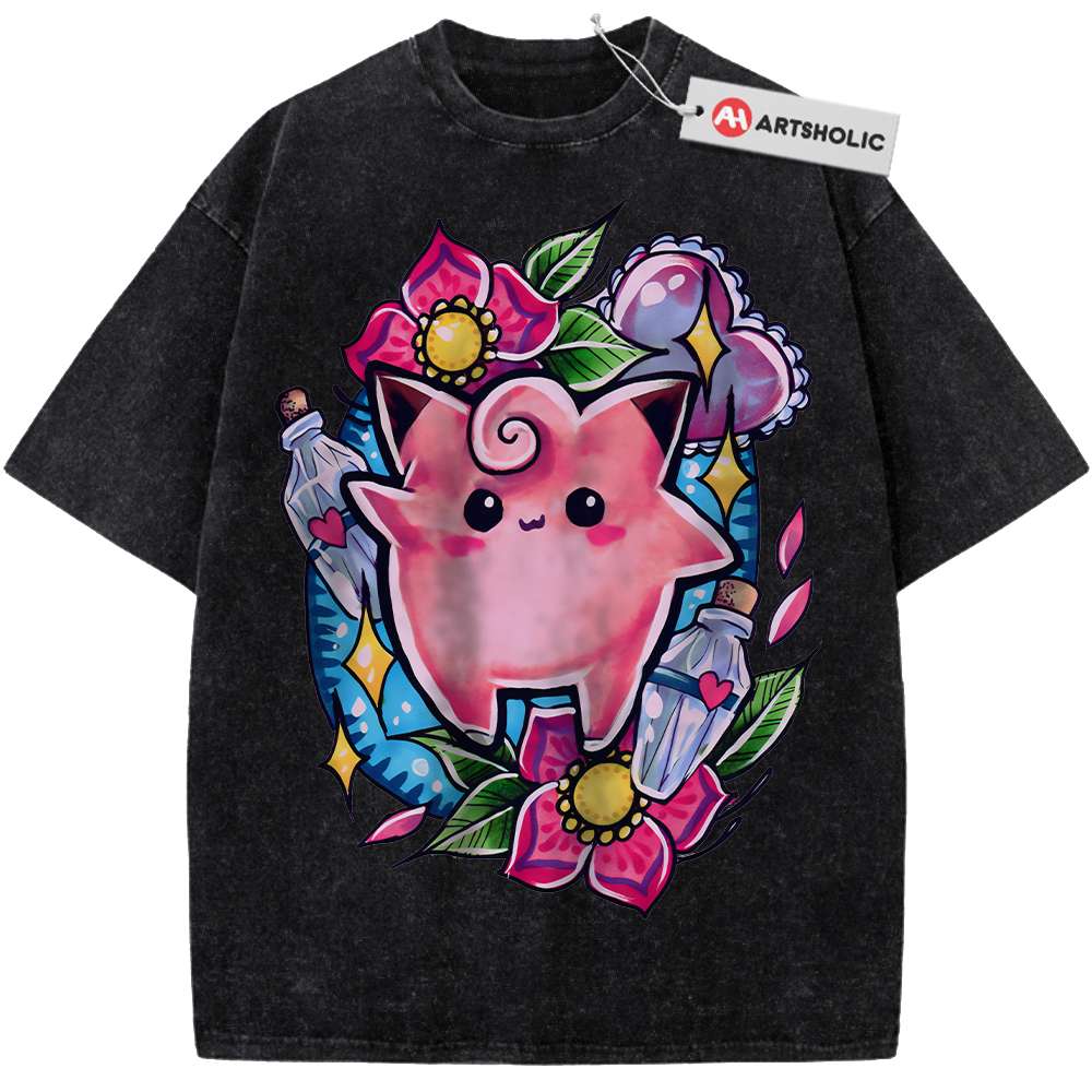 Alternative view of Clefairy Shirt, Pokemon shirt, Anime Shirt, Vintage T-Shirt