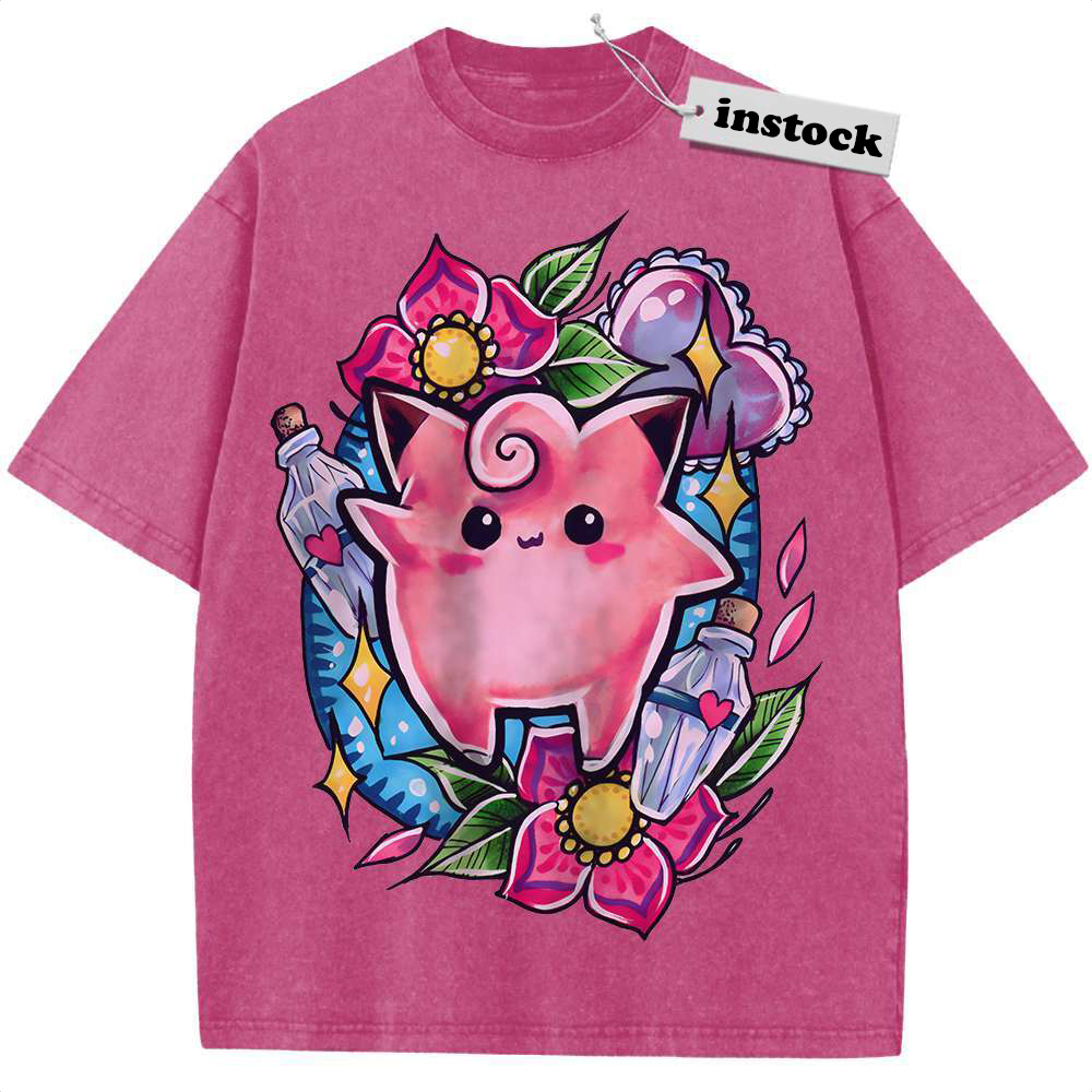 Clefairy Shirt, Pokemon shirt, Anime Shirt, Vintage T-Shirt