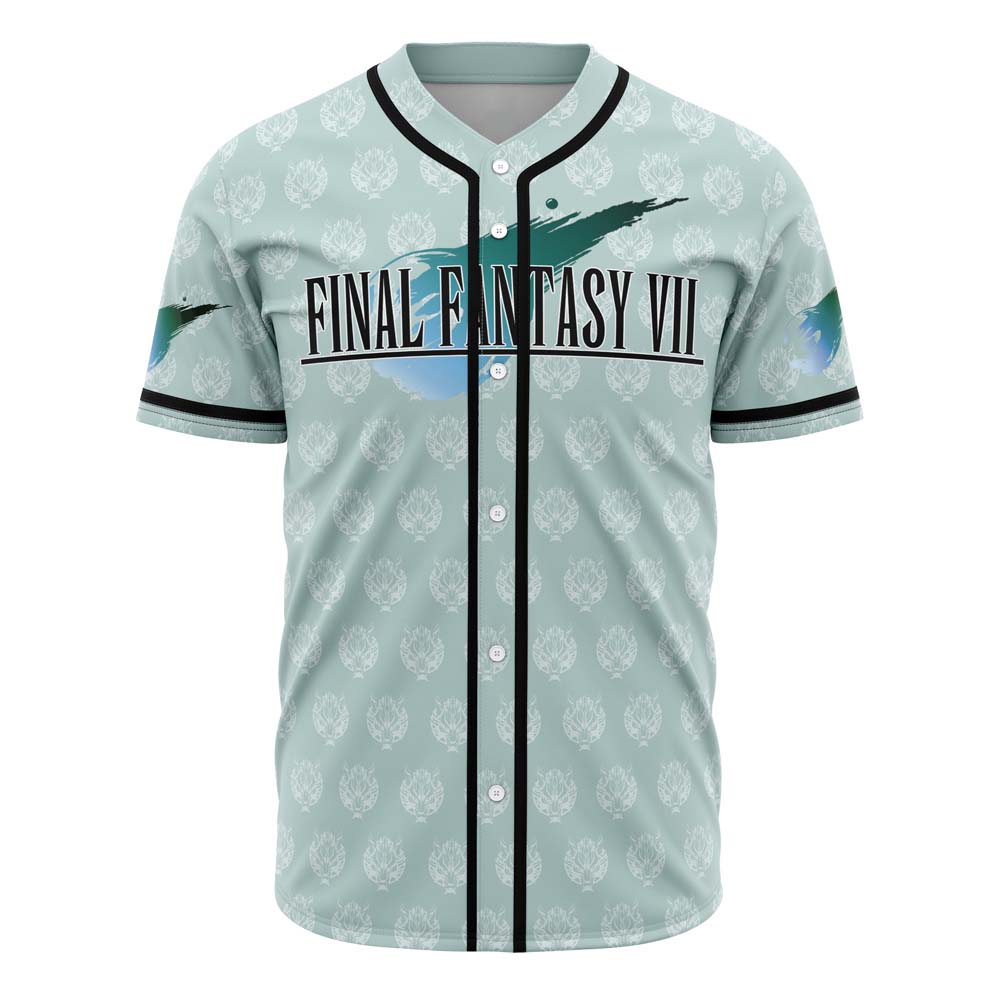 Cloud Strife Final Fantasy 7 Custom Baseball Jersey - Otaku Hall