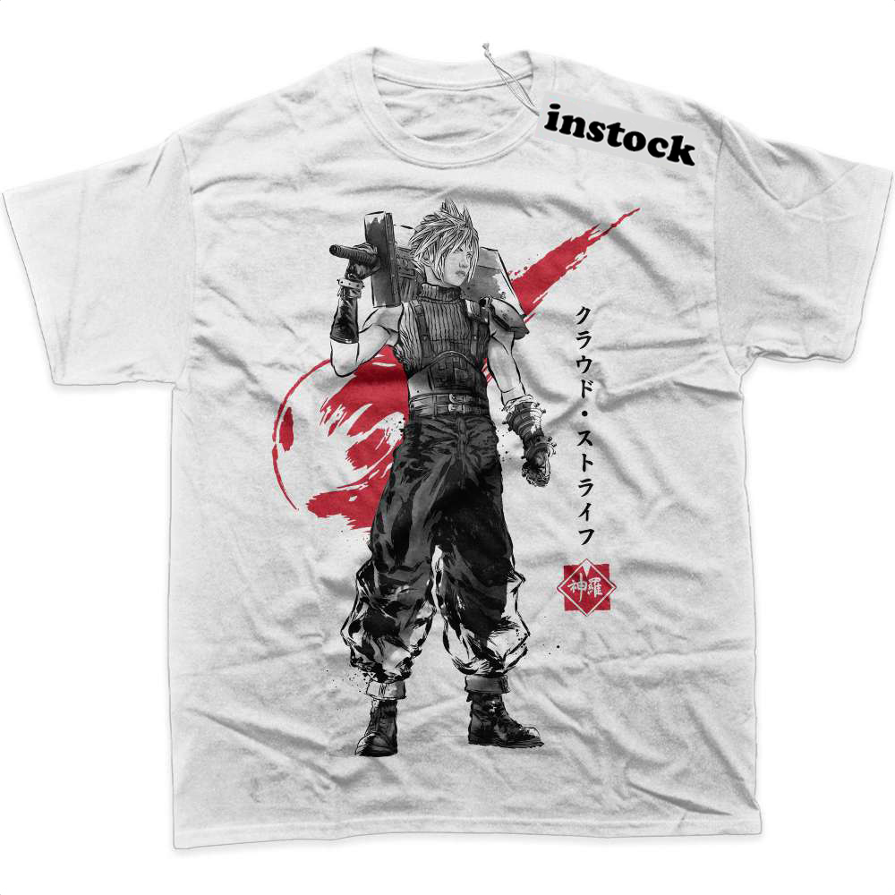 Cloud Strife Shirt, Final Fantasy Shirt, Game Shirt, Graphic T-Shirt