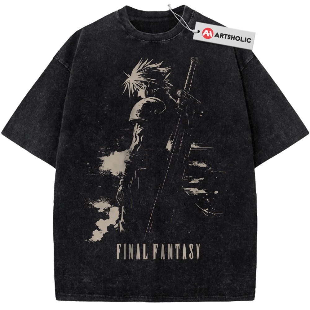 Cloud Strife Shirt, Final Fantasy Shirt, Game Shirt, Vintage Tee