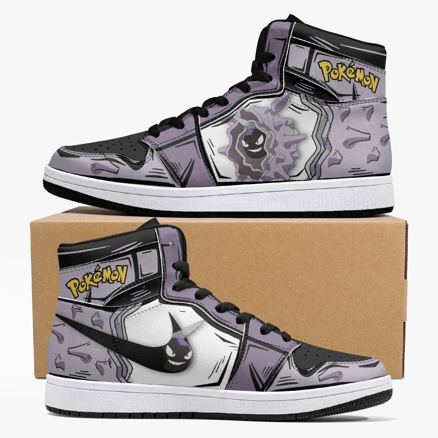 Cloyster Pokemon Custom Sneaker Mid 1 Basketball Shoes - Otaku Hall