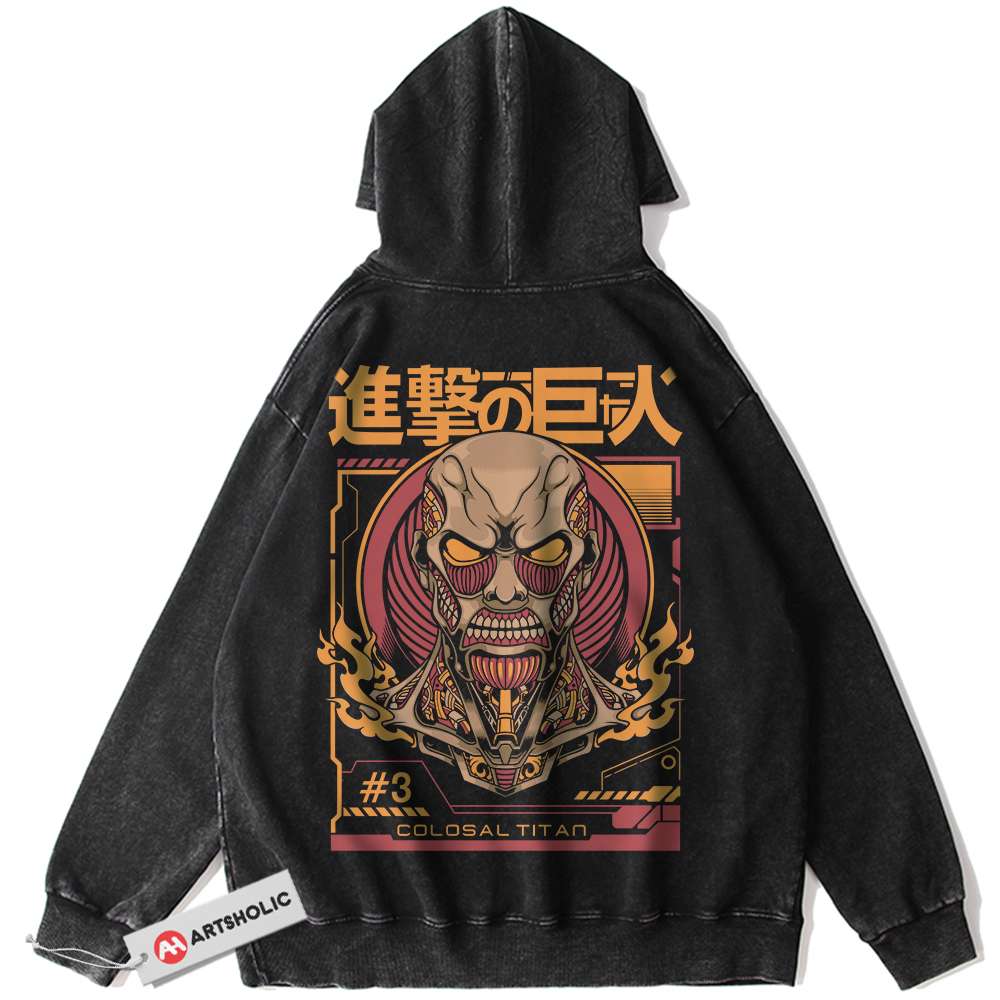 Colossal Titan Hoodie, Attack On Titan Hoodie, AOT Hoodie, Anime Hoodie, Vintage Hoodie