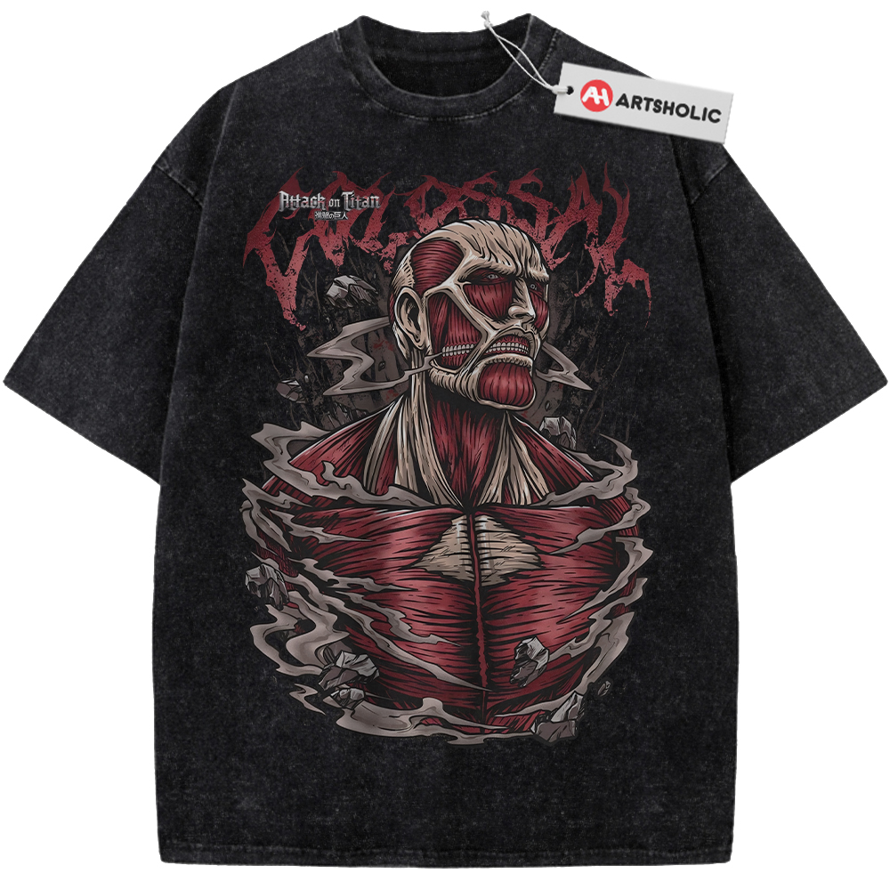 Colossal Titan Shirt, Attack On Titan, AOT Shirt, Anime Shirt, Vintage T-Shirt