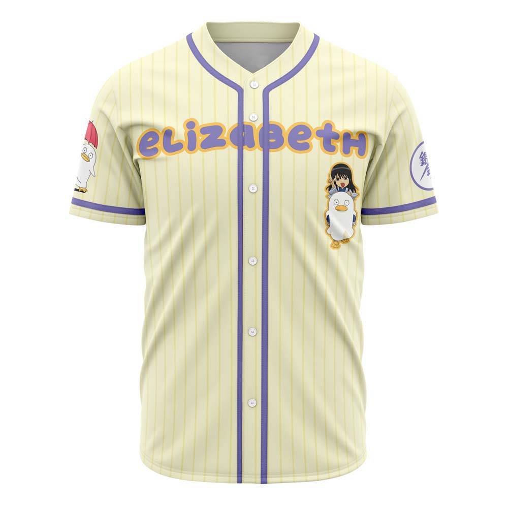 Cosmic Elizabeth Gintama Custom Baseball Jersey - Otaku Hall