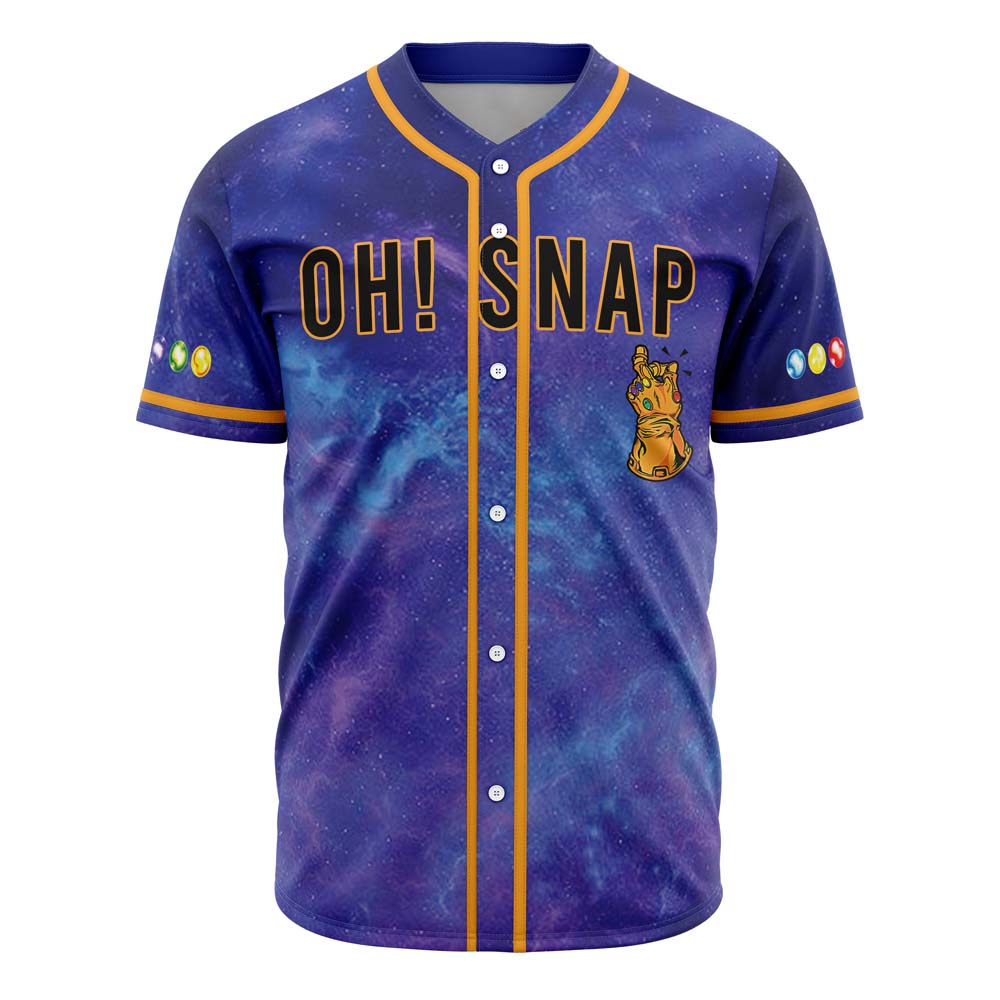 Cosmic Infinity Stones Marvel Custom Baseball Jersey - Otaku Hall