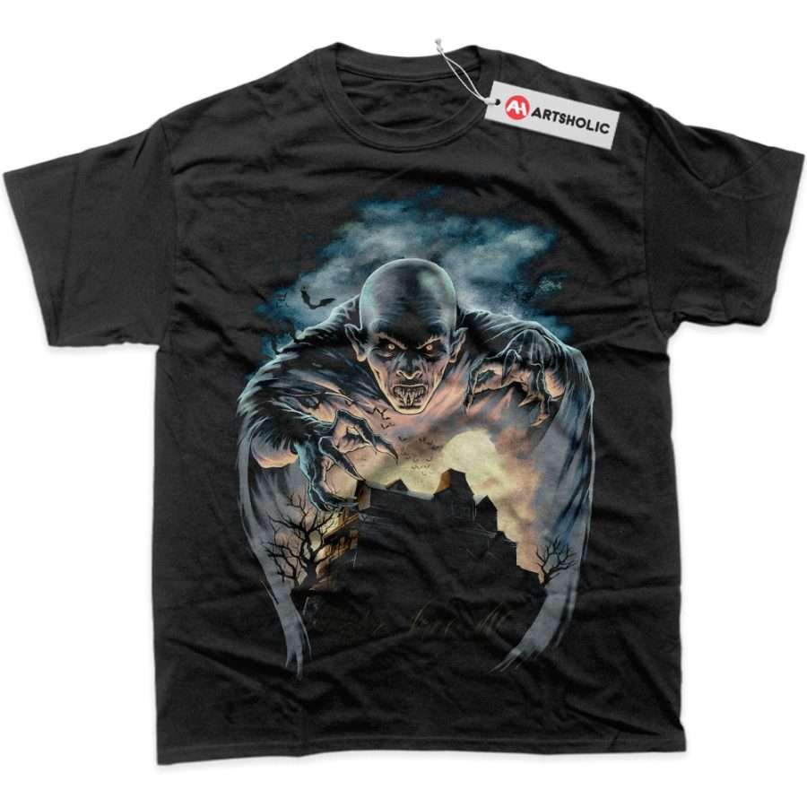 Alternative view of Count Orlok Shirt, Nosferatu Shirt, Halloween Shirt, Horror Shirt, Graphic Tee