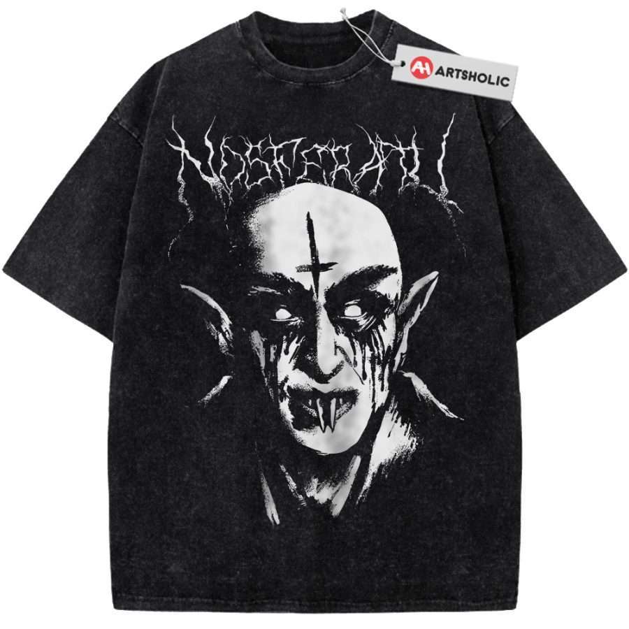Alternative view of Count Orlok Shirt, Nosferatu Shirt, Halloween Shirt, Horror Shirt, Vintage T-Shirt