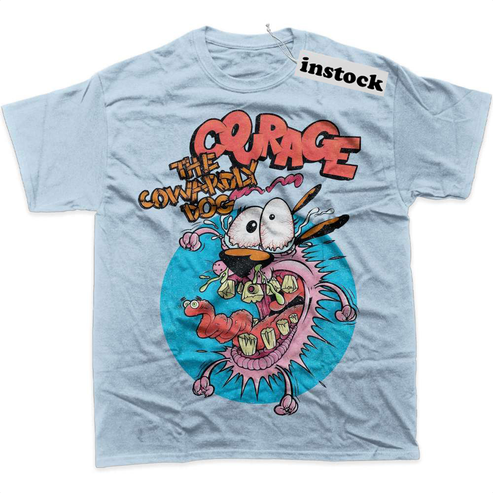 Courage the Cowardly Dog Shirt, Animated Shirt, Graphic Tee
