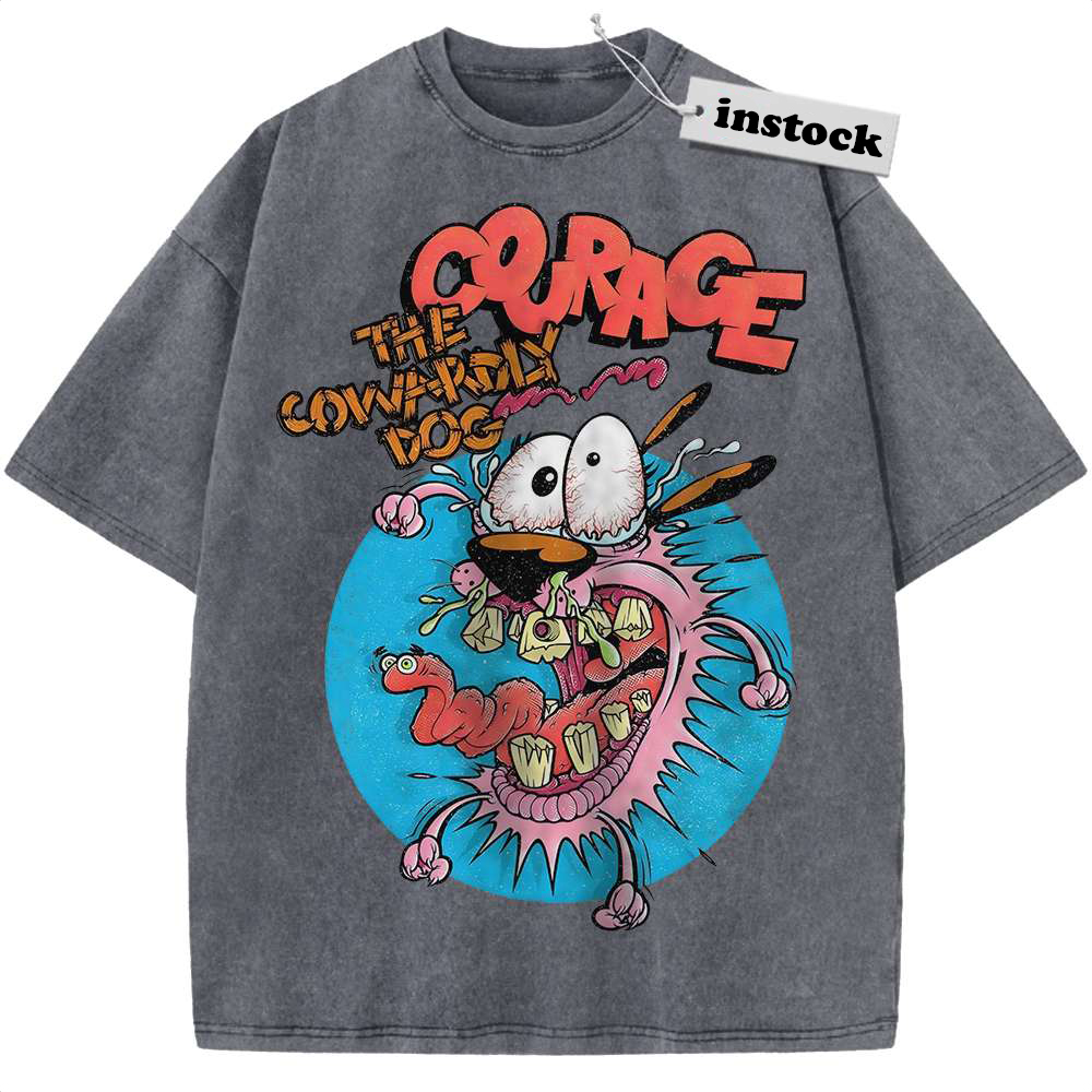 Courage the Cowardly Dog Shirt, Animated Shirt, Vintage Tee
