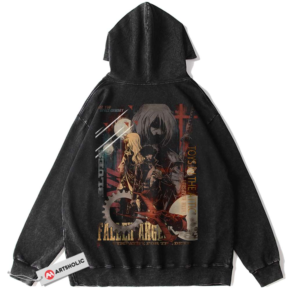 Cowboy Bebop Hoodie, Anime Hoodie, Vintage Hoodie