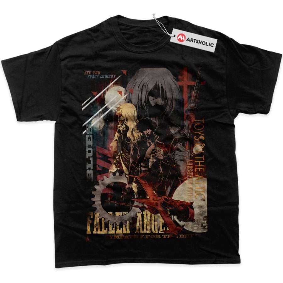 Alternative view of Cowboy Bebop Shirt, Anime Shirt, Graphic Tee