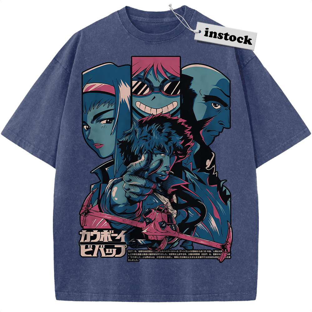 Cowboy Bebop Shirt, Anime Shirt, Vintage T-Shirt