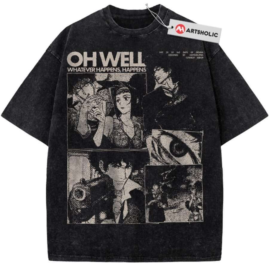 Alternative view of Cowboy Bebop Shirt, Anime Shirt, Vintage Tee