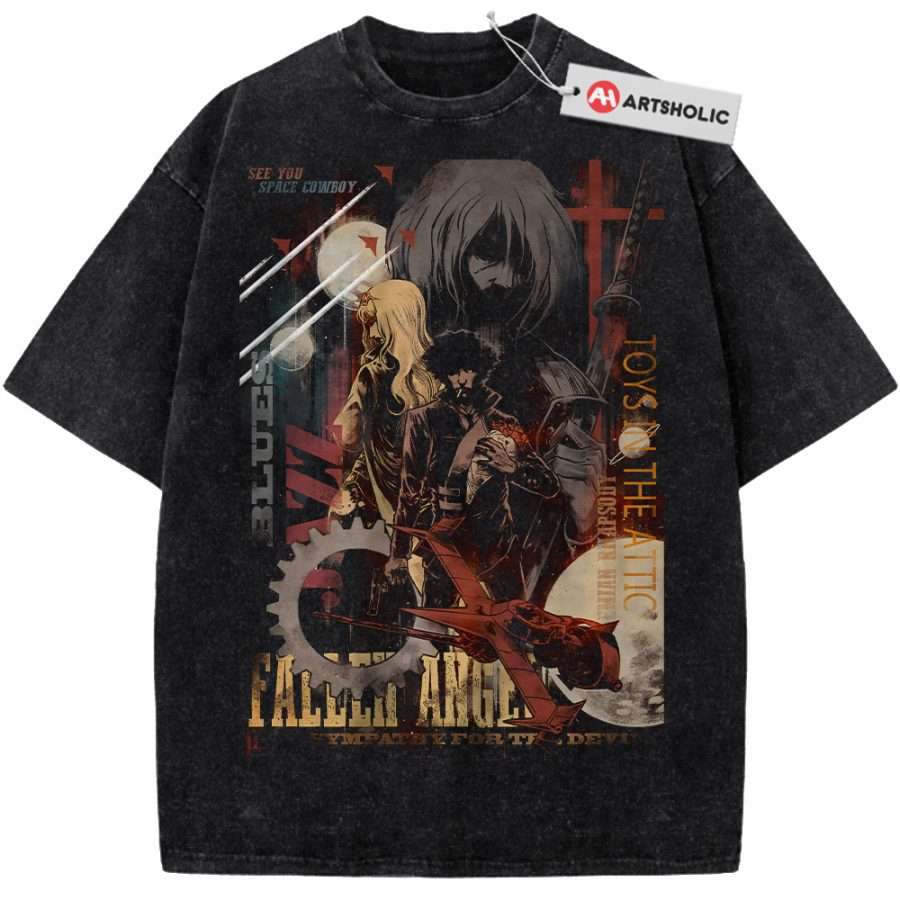 Alternative view of Cowboy Bebop Shirt, Anime Shirt, Vintage Tee