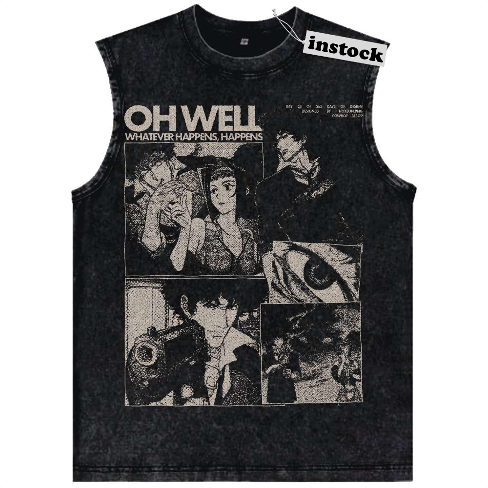 Cowboy Bebop Tank Top, Anime Tank Top, Vintage Tank Top