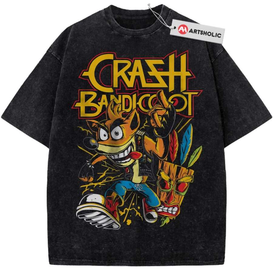 Alternative view of Crash Bandicoot Shirt, Game Shirt, Vintage Tee