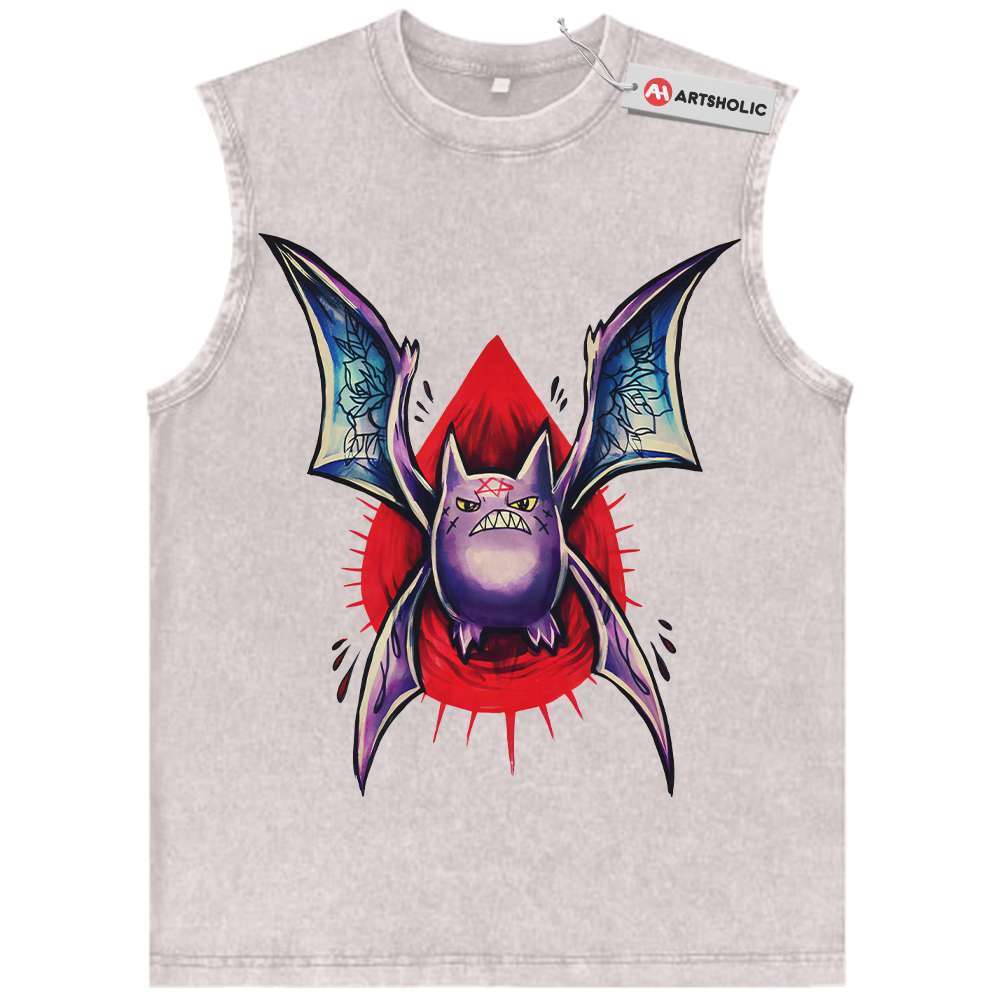 Alternative view of Crobat Tank Top, Pokemon Tank Top, Anime Tank Top, Vintage Tank Top