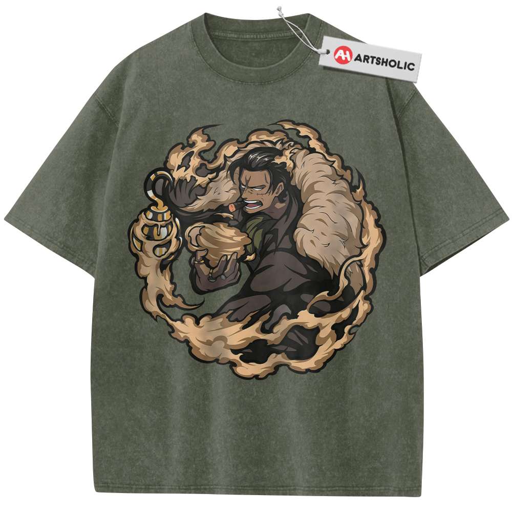 Alternative view of Crocodile Shirt, One Piece Shirt, Anime Shirt, Vintage T-Shirt
