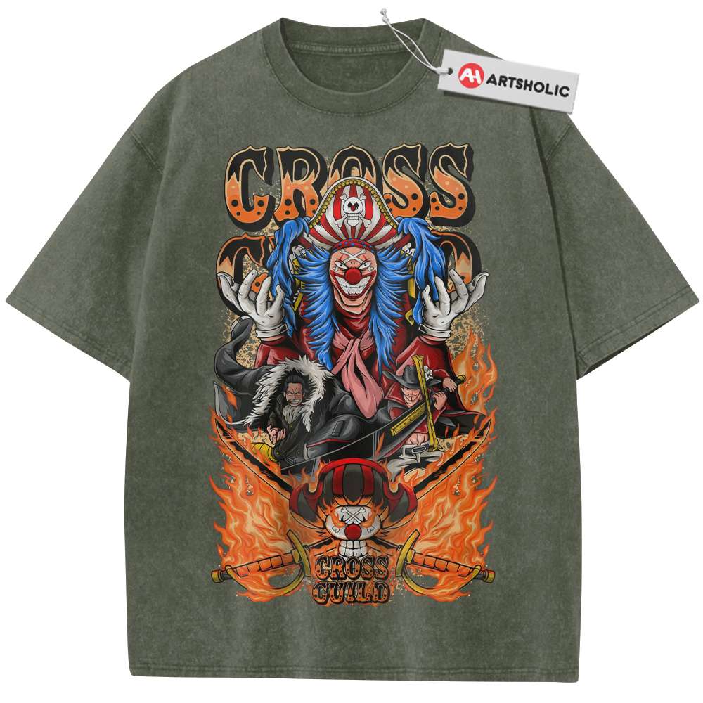 Alternative view of Cross Guild Shirt, One Piece Shirt, Anime Shirt, Vintage T-Shirt