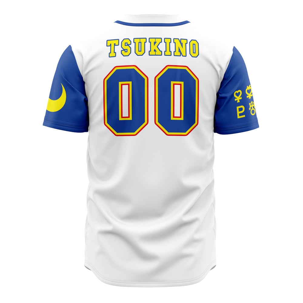Alternative view of Crystal Tokyo Sailor Moon Baseball Jersey